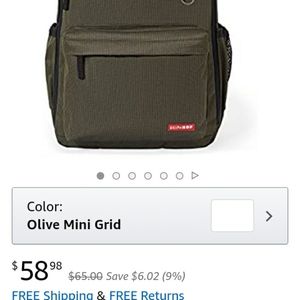 Skip hop backpack diaper bag new without tags